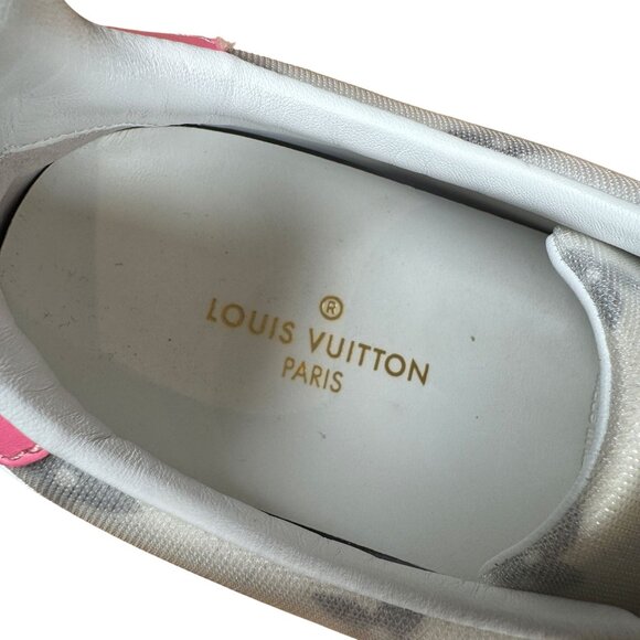 Louis Vuitton Technical Fabric Calfskin Monogram Frontrow Sneakers Size 36 - Picture 11 of 14
